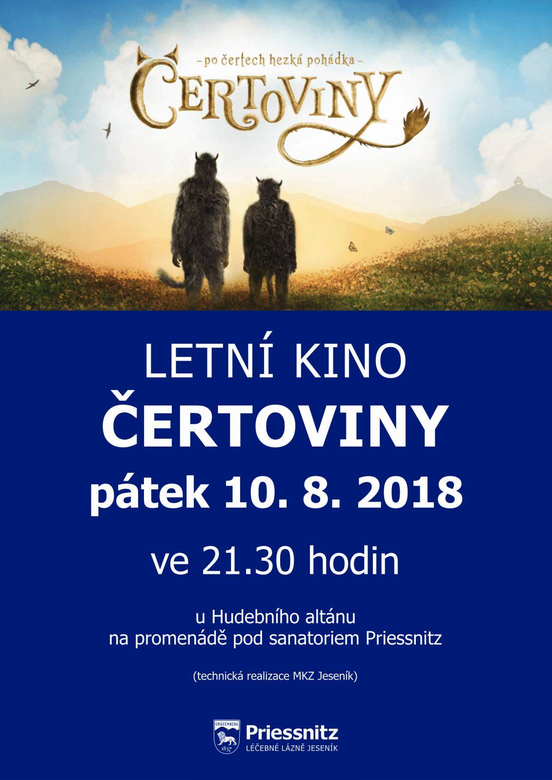Letní kino v pátek 10. 8.