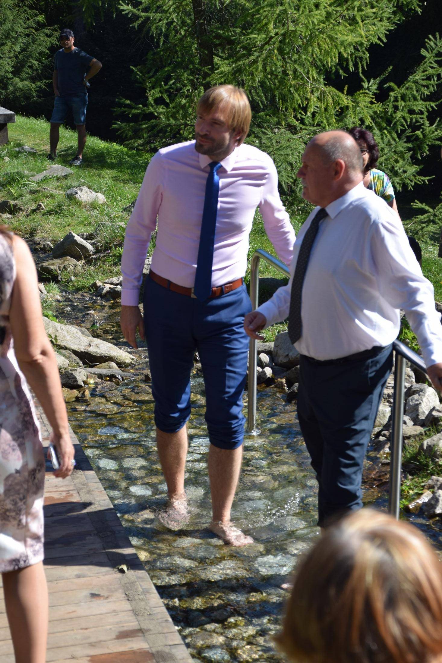 Návštěva ministra v našich lázních
