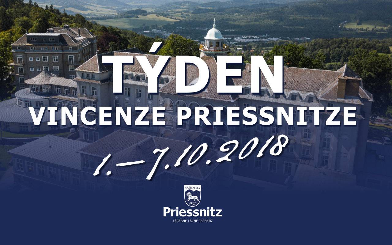 Týden Vincenze Priessnitze 1. - 7. 10. 2018