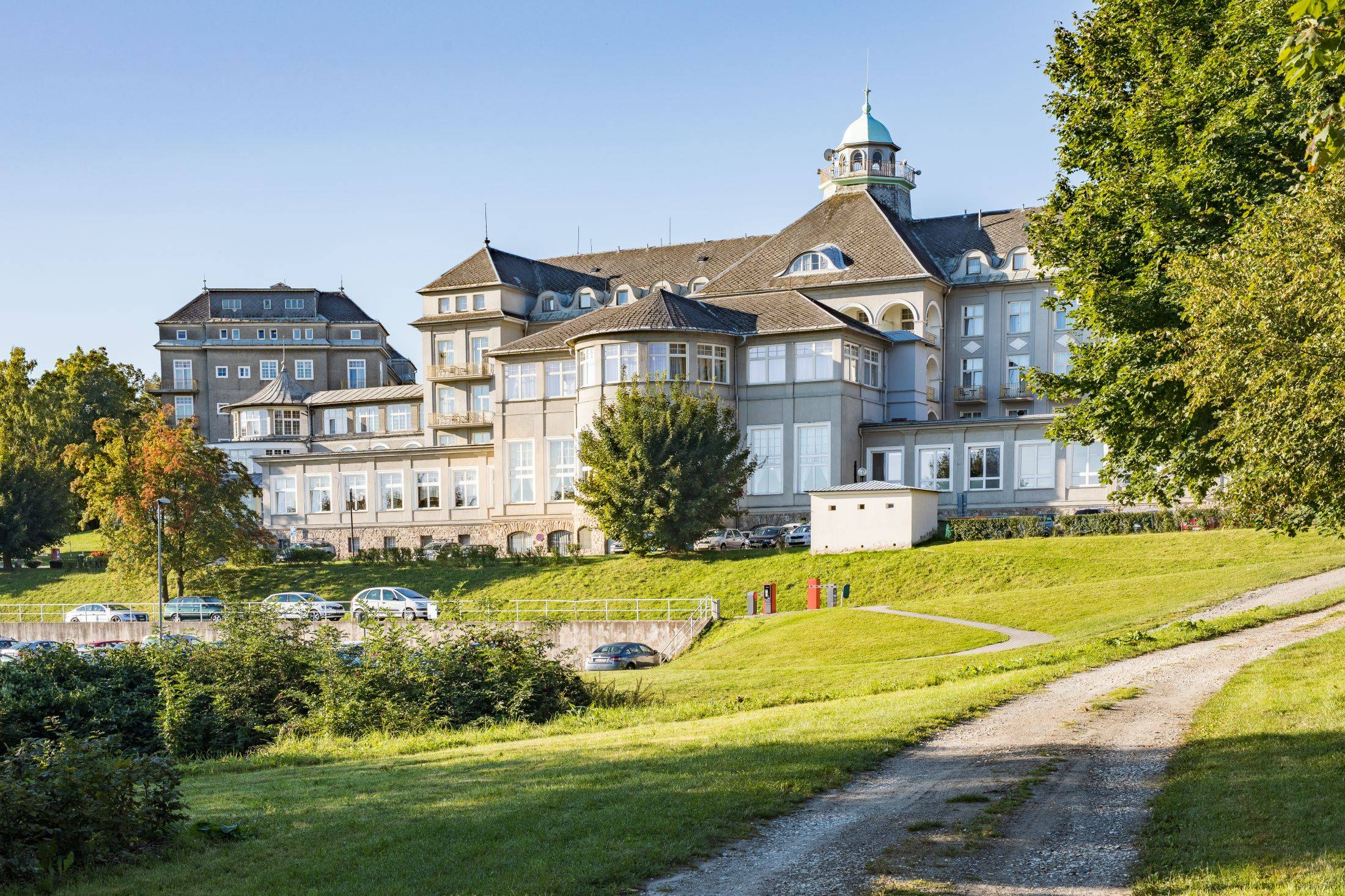 Informace o opravě budovy Priessnitz