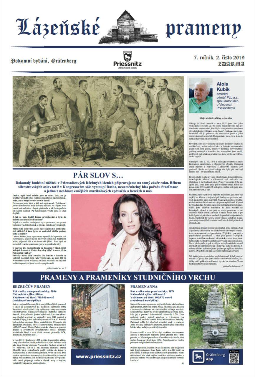 Vyšly nové lázeňské prameny!