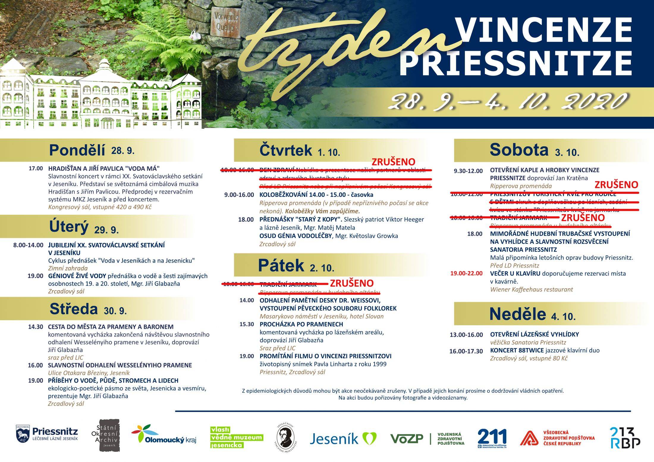 Týden Vincenze Priessnitze