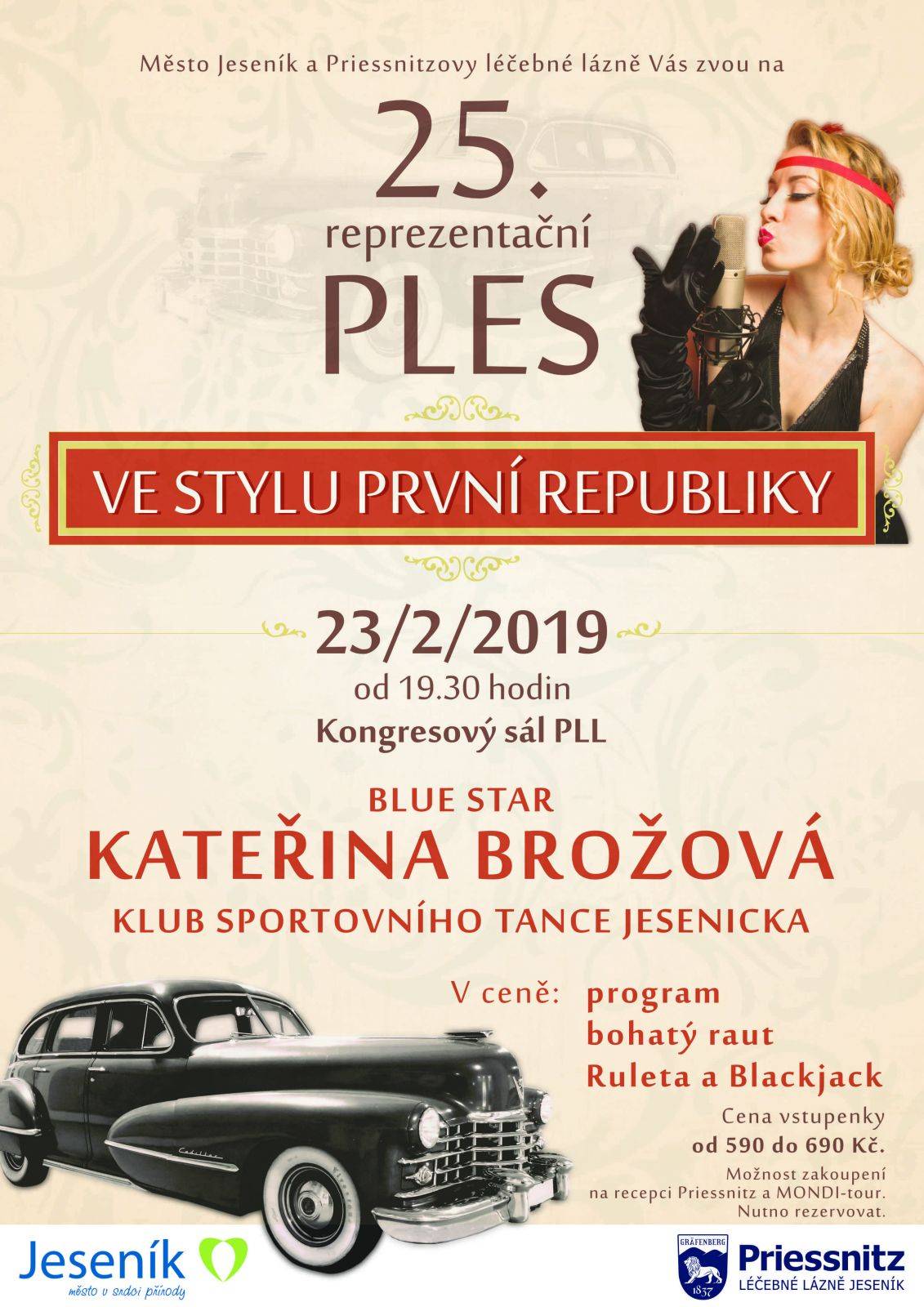 Prodej vstupenek na 25. reprezentační ples ZAHÁJEN!