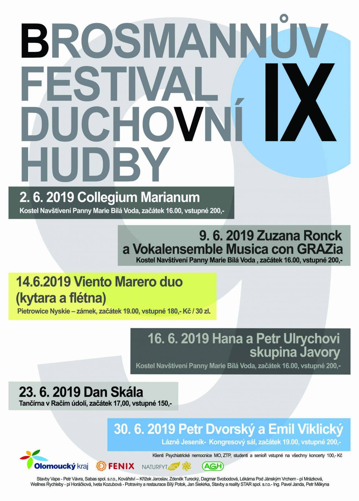 IX. Brosmannův festival duchovní hudby