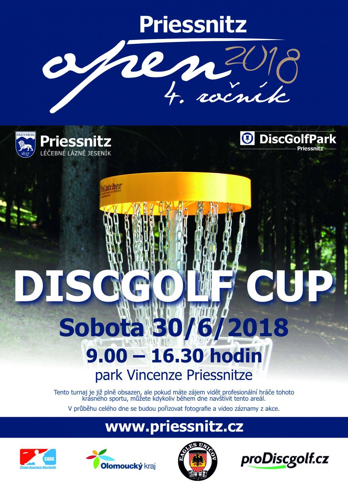 Discgolfový turnaj 2018