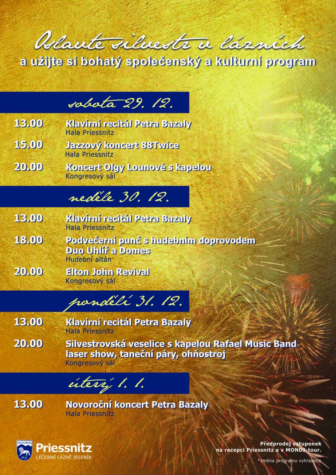 Konec roku 2018 v lázních