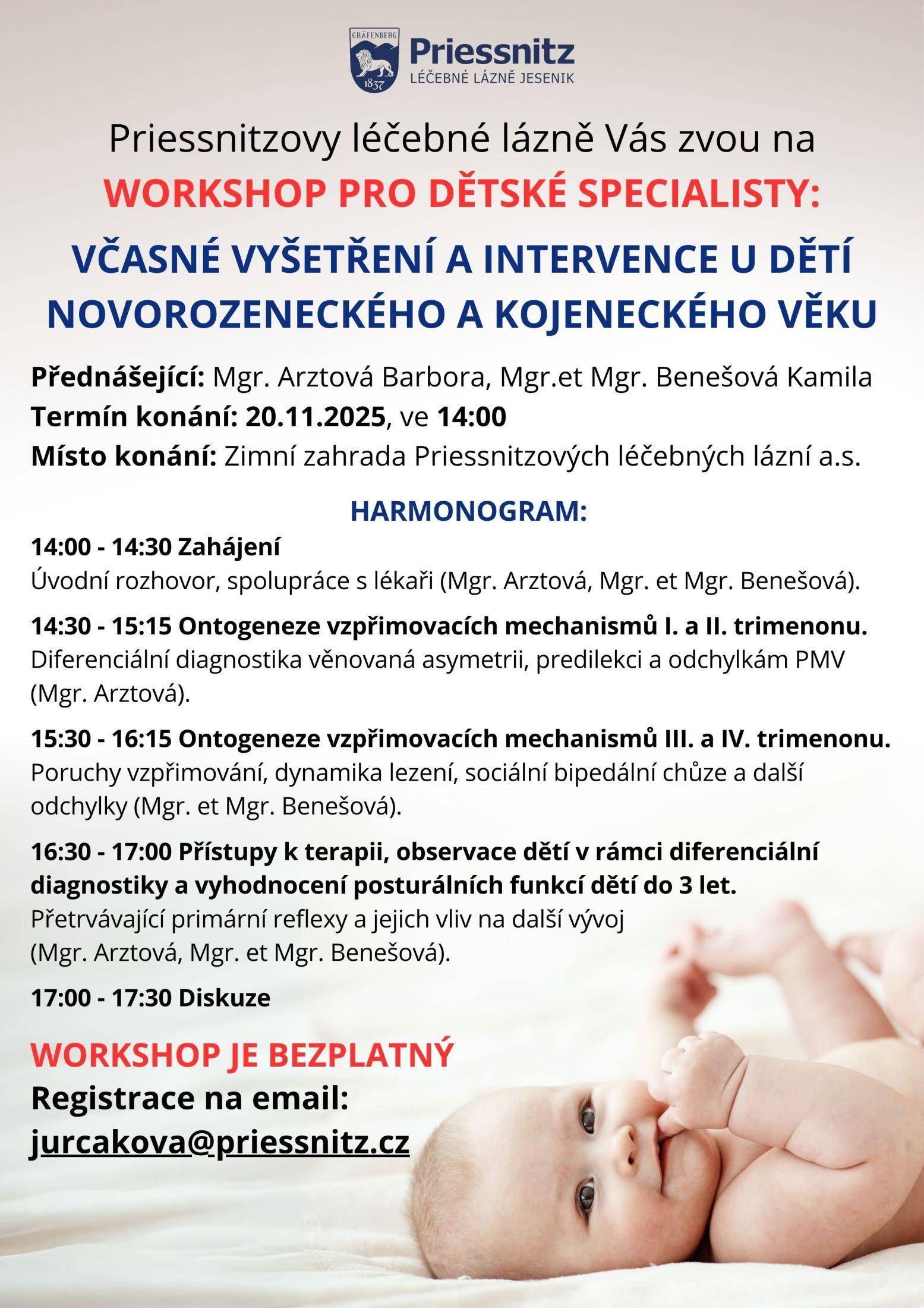 Workshop pro dětské specialisty