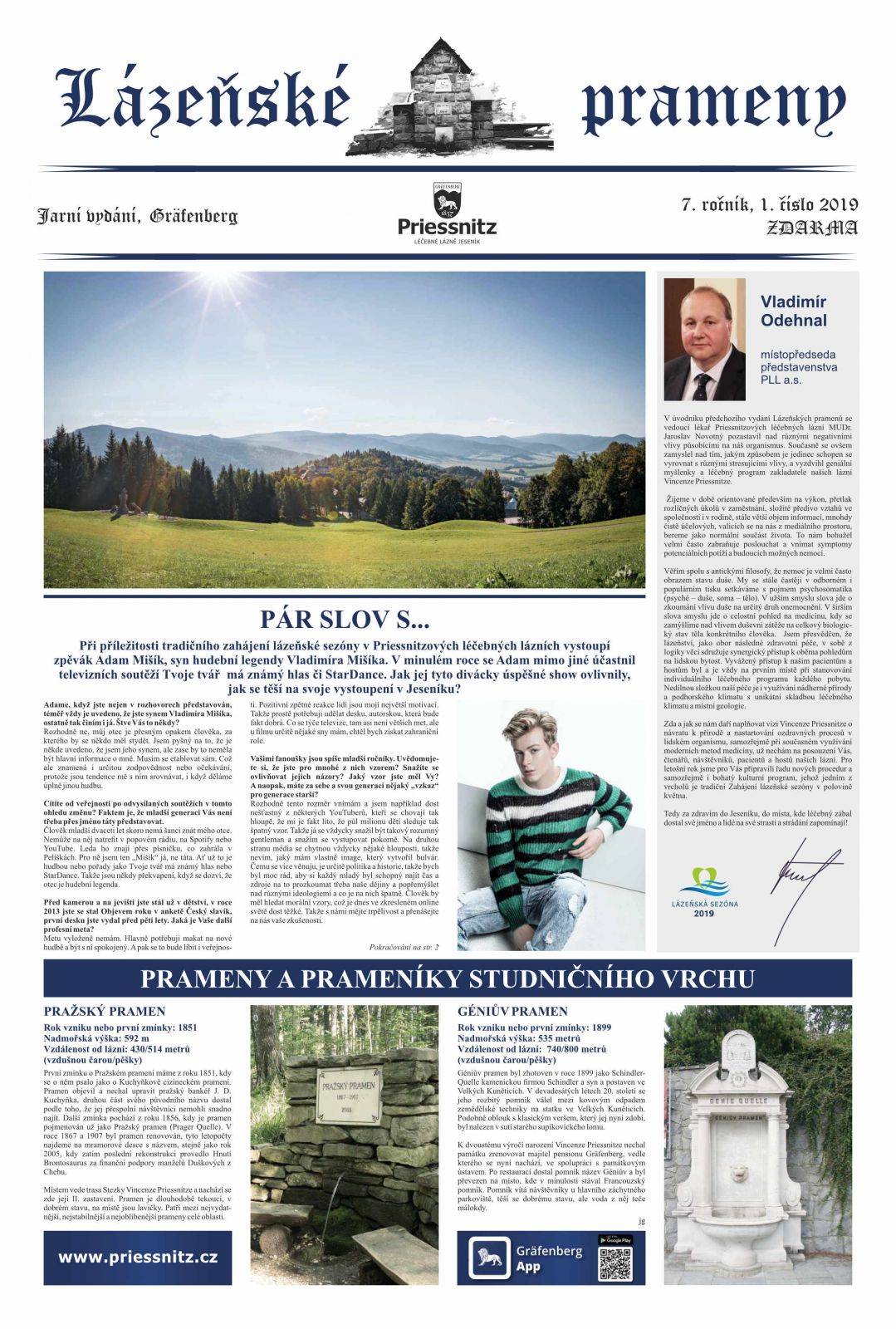 Lázeňské prameny 1/2019