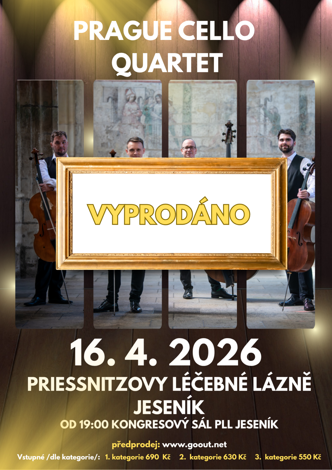 PRAGUE CELLO QUARTET (Vyprodáno)