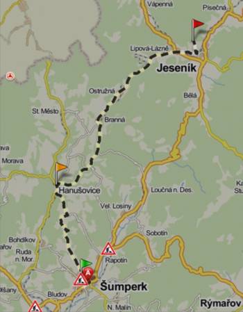 Dopravní uzavírka a omezení