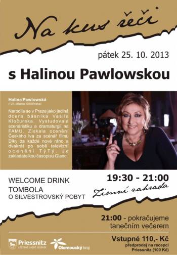 Na kus řeči s Halinou Pawlowskou