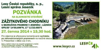 Pozvánka na slavnostní otevření!