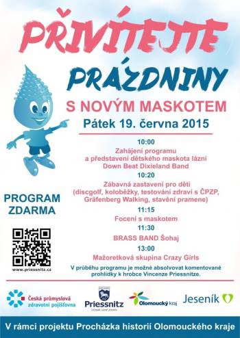 PŘIVÍTEJTE PRÁZDNINY s novým maskotem