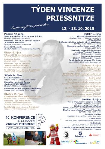 TÝDEN VINCENZE PRIESSNITZE