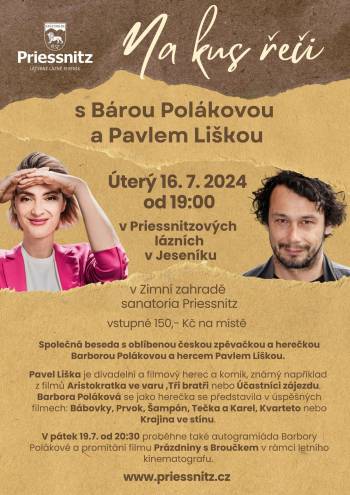 Na kus řeči s Bárou Polákovou a Pavlem Liškou