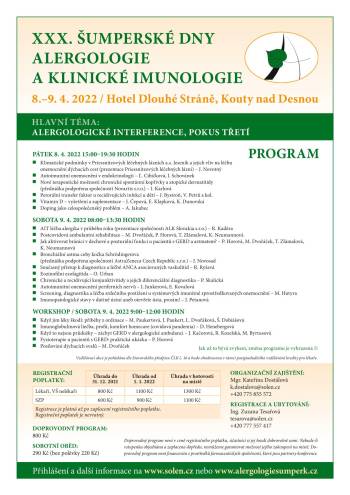 ŠUMPERSKÉ DNY ALERGOLOGIE