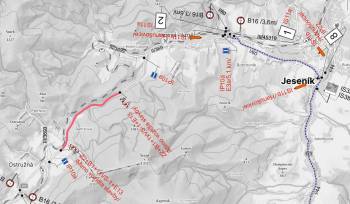 Uzavírka silnice II/369 v úseku obcí Lipová-lázně – Ramzová – Ostružná