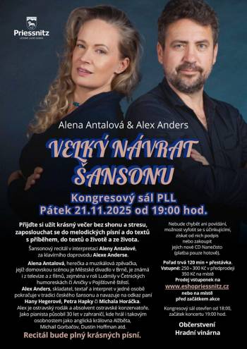 Alena Antalová & Alex Anders VELKÝ NÁVRAT ŠANSONU