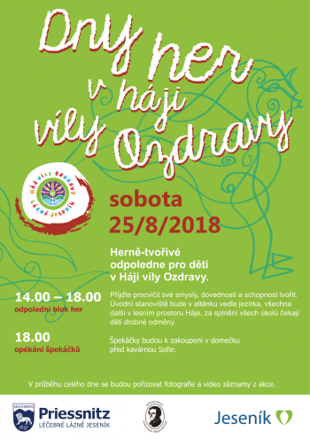 Dny her v Háji víly Ozdravy 25. 8.