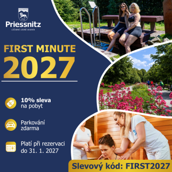 First minute 2027 s 10% slevou na pobyt