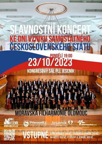 MORAVSKÁ FILHARMONIE OLOMOUC - Slavnostní koncert ke vzniku samostatného československého státu