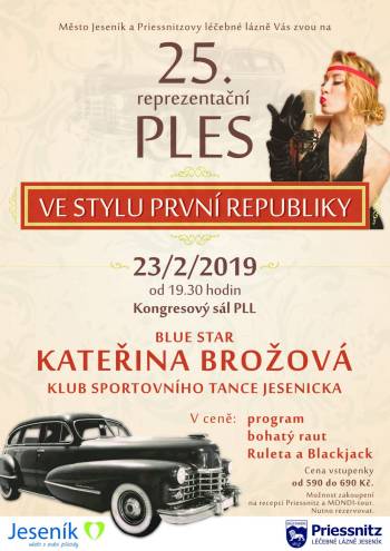 Prodej vstupenek na 25. reprezentační ples ZAHÁJEN!