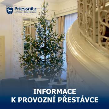 Informace k provozní přestávce