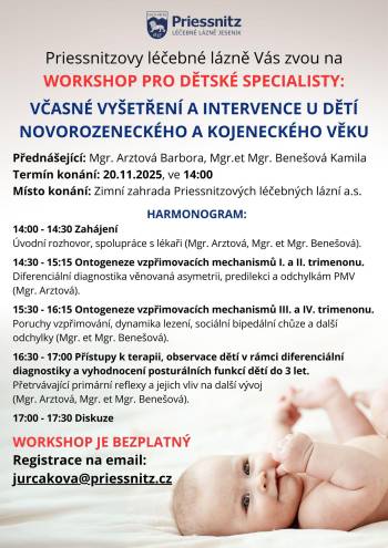 Workshop pro dětské specialisty